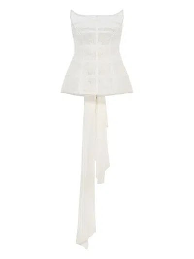 Blumarine Strapless-neckline Top In White