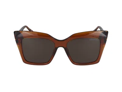 Blumarine Sunglasses In Camel Transparent Glossy