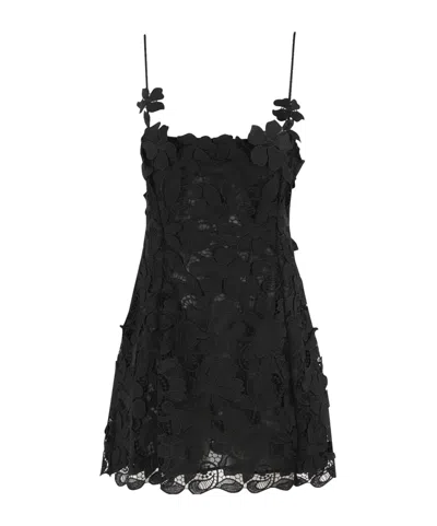 Blumarine Suspender Dress In Black