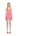 Blumarine Suspender Dress In Nude