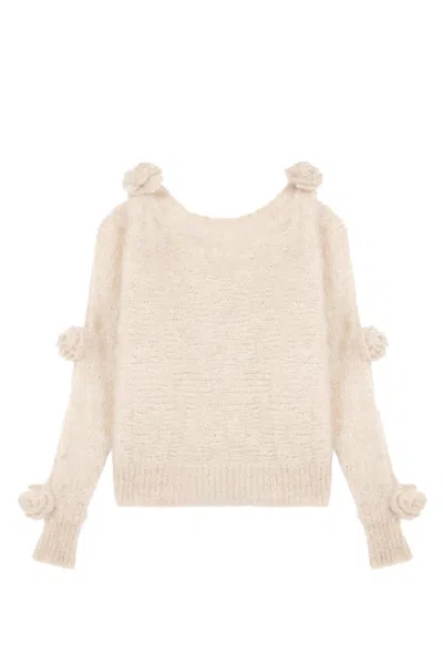 Blumarine Sweater In Beige