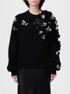 Blumarine Sweaters Blacks And Greys In Black