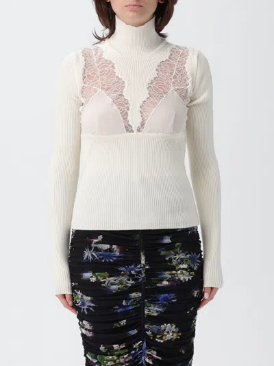 BLUMARINE SWEATER BLUMARINE WOMAN COLOR WHITE,H26278001