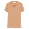 Blumarine Virgin Wool Top In Brown