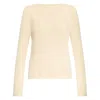 Blumarine Heart-detail Knitted Jumper In Multicolor