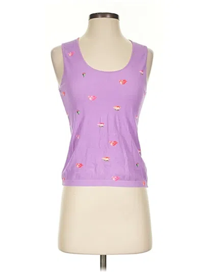 Pre-owned Blumarine Sweater Vest In Purple