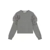 Blumarine Grey Wool Sweater