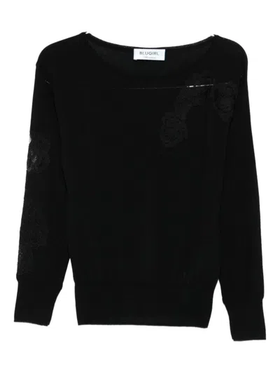 Blumarine Sweaters In Black