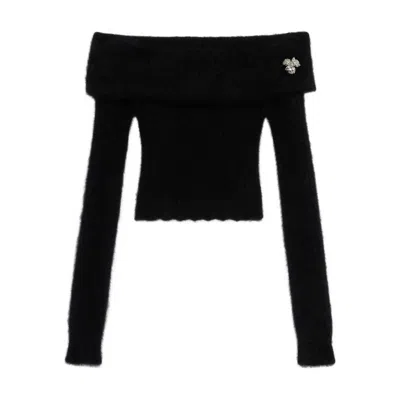 BLUMARINE SWEATERS BLACK