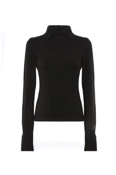 Blumarine Sweaters In Black