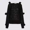 Blumarine Knitwear In Black Wool In Black