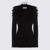 Blumarine Cardigan In Lana Nera Donna In Black