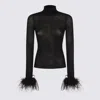 Blumarine Sweaters Blacks And Greys In Black