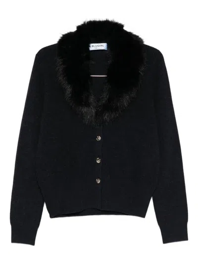 Blumarine Sweaters In Black