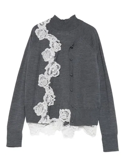 Blumarine Sweaters In Gray