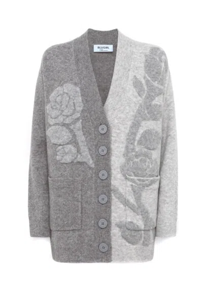 Blumarine Sweaters In Gray