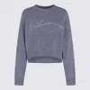 Blumarine Sweaters Grey Excalibur In Blue