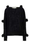 Blumarine Knitwear In Black Wool In Black