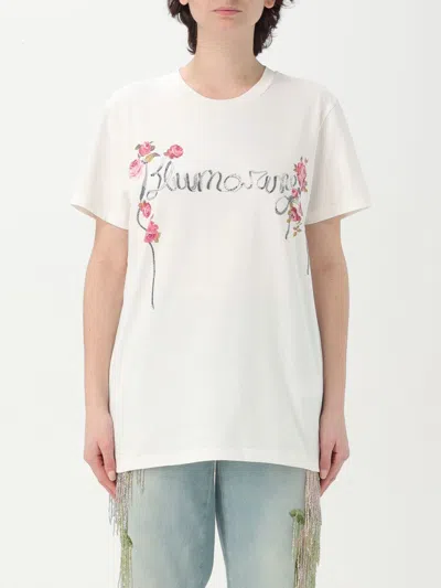 BLUMARINE T-SHIRT BLUMARINE WOMAN COLOR WHITE,G54979001