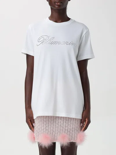 BLUMARINE T-SHIRT BLUMARINE WOMAN COLOR WHITE,F85988001