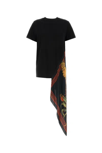 Blumarine Crew Neck T-shirt In Black