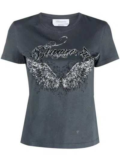 Blumarine T-shirt M/c St.logo Clothing