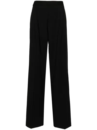 Blumarine Tapered Trousers In Black