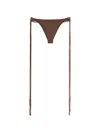 Blumarine Tie Bikini Bottoms In Multi