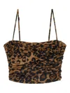 Blumarine Top In Animal Print
