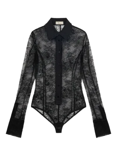 Blumarine Top In Black