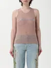 Blumarine Sleeveless Vest In Pink