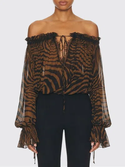 Blumarine トップス  レディース カラー マルチカラー In Black