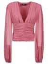 Blumarine Ruched-detail Blouse