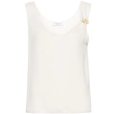 Blumarine Tops In Neutrals