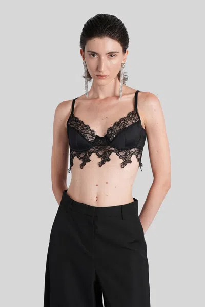 BLUMARINE TOPWEAR IN BLACK POLYESTER