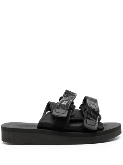 Blumarine Flat Sandals In Black