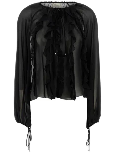 BLUMARINE TRANSLUCENT BLOUSE