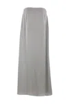 Blumarine Trousers In Gray