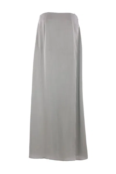 Blumarine Trousers In Mirage Grey