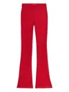 Blumarine Flared Trousers In Red