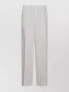 Blumarine Trousers With Front And Back Pockets In White