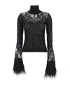 Blumarine Turtleneck Sweater In Black