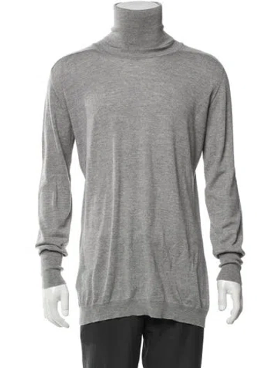 Pre-owned Blumarine Turtleneck Sweater In Gray