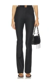 Blumarine Twill Bootcut Trouser In Black