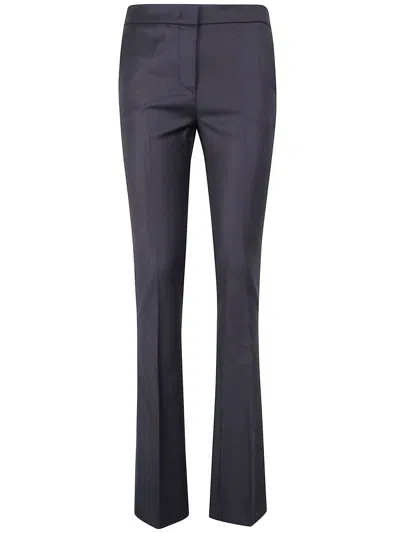 Blumarine Twill Pant In Blue