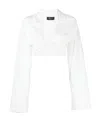 Blumarine Twisted Shirt In White