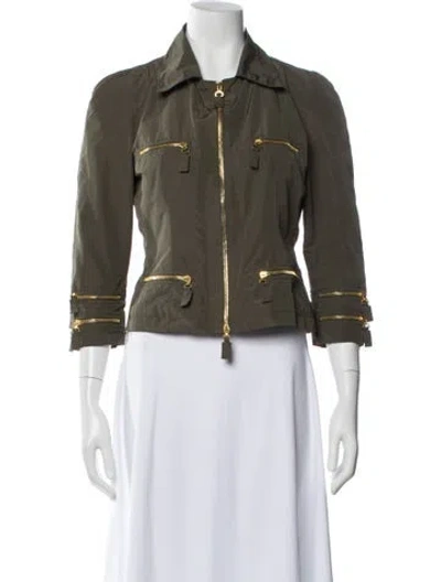 Pre-owned Blumarine Utility Jacket In Green