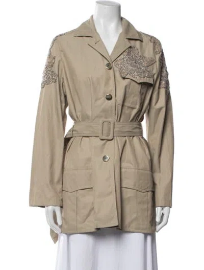 Pre-owned Blumarine Utility Jacket In Neutrals