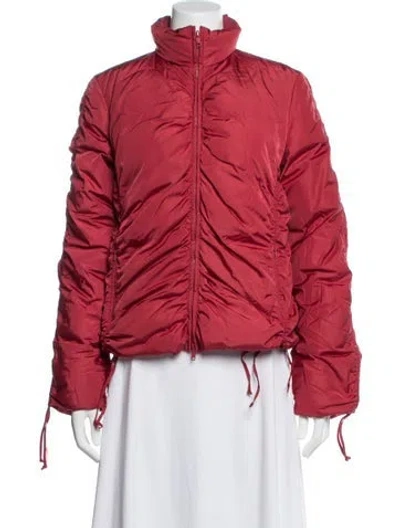 Pre-owned Blumarine Vintage 2000's Down Jacket In Red