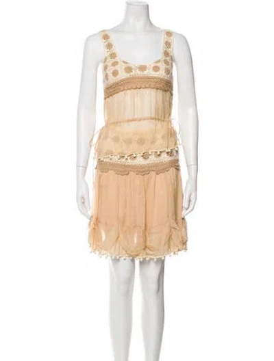 Pre-owned Blumarine Vintage 2000's Skirt Set In Neutral